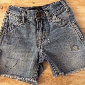 Ralph Lauren Polo Paint-Print Denim Carpenter Pants Boys Size 3T